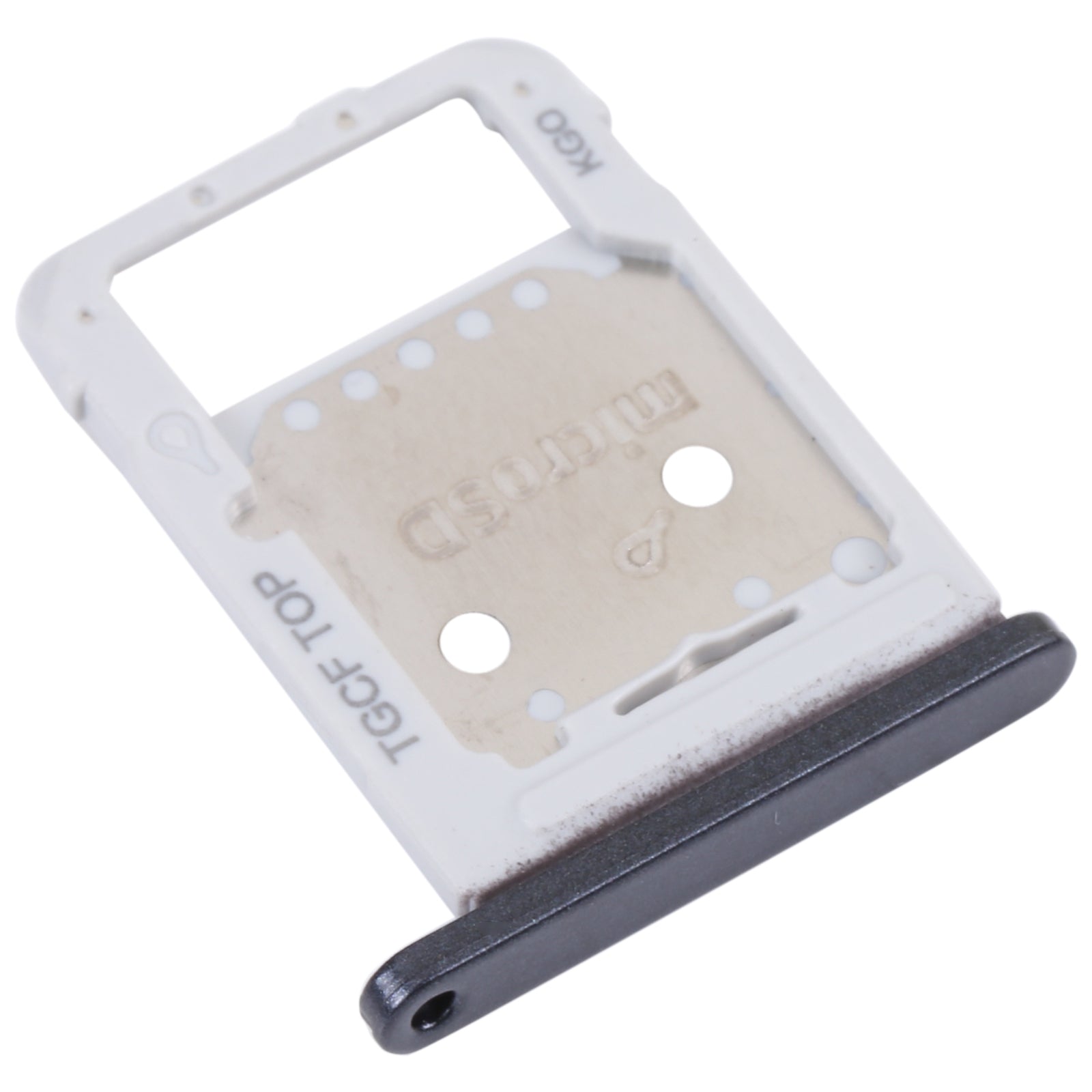 Plateau porte-carte SIM Micro SIM / Micro SD Samsung Galaxy Tab S7 FE T736 Noir