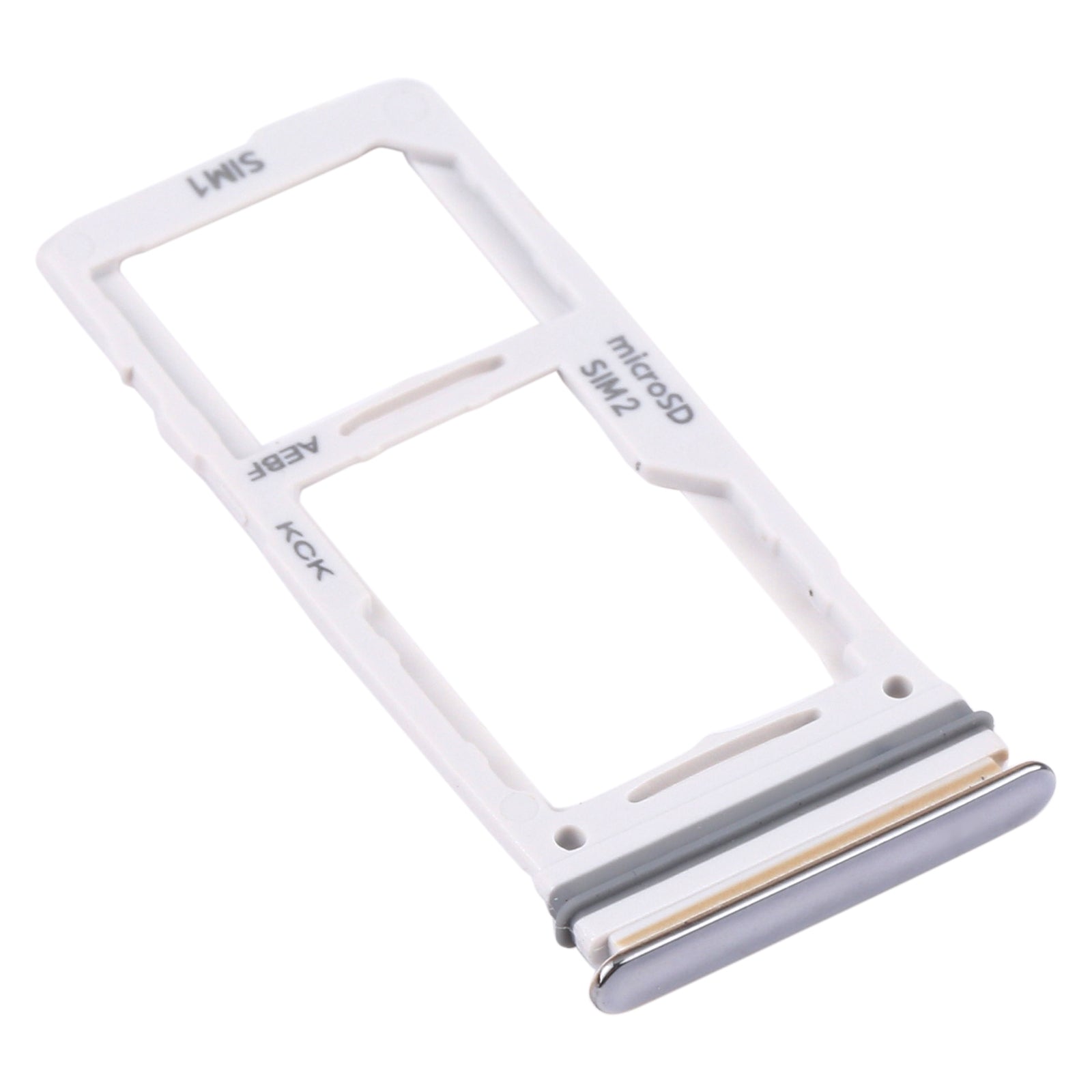 SIM / Micro SD Holder Tray Samsung Galaxy A72 A725 Silver