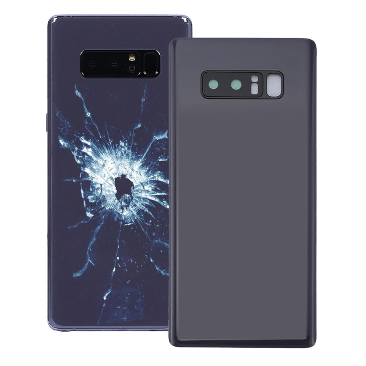 Back Cover with Camera Lens Cover for Samsung Galaxy Note 8 (Grey)