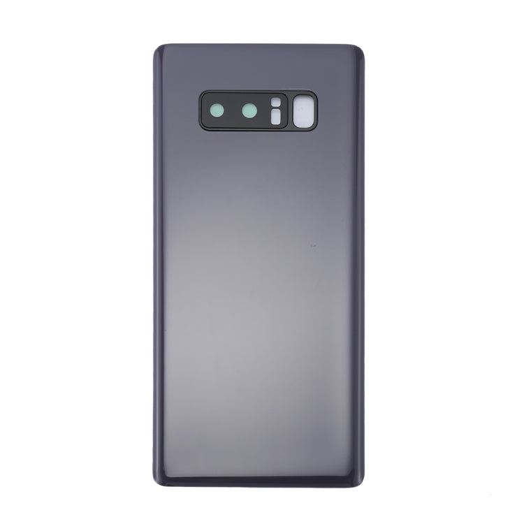 Coque arrière avec cache d'objectif d'appareil photo pour Samsung Galaxy Note 8 (gris)