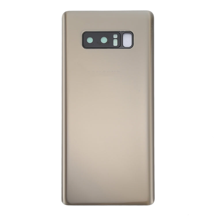 Carcasa Trasera con Tapa para Lente de Cámara para Samsung Galaxy Note 8 (Dorado)