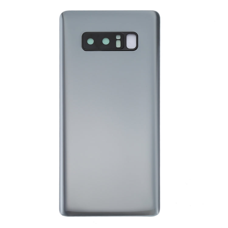 Back Cover with Camera Lens Cover for Samsung Galaxy Note 8 (Silver)