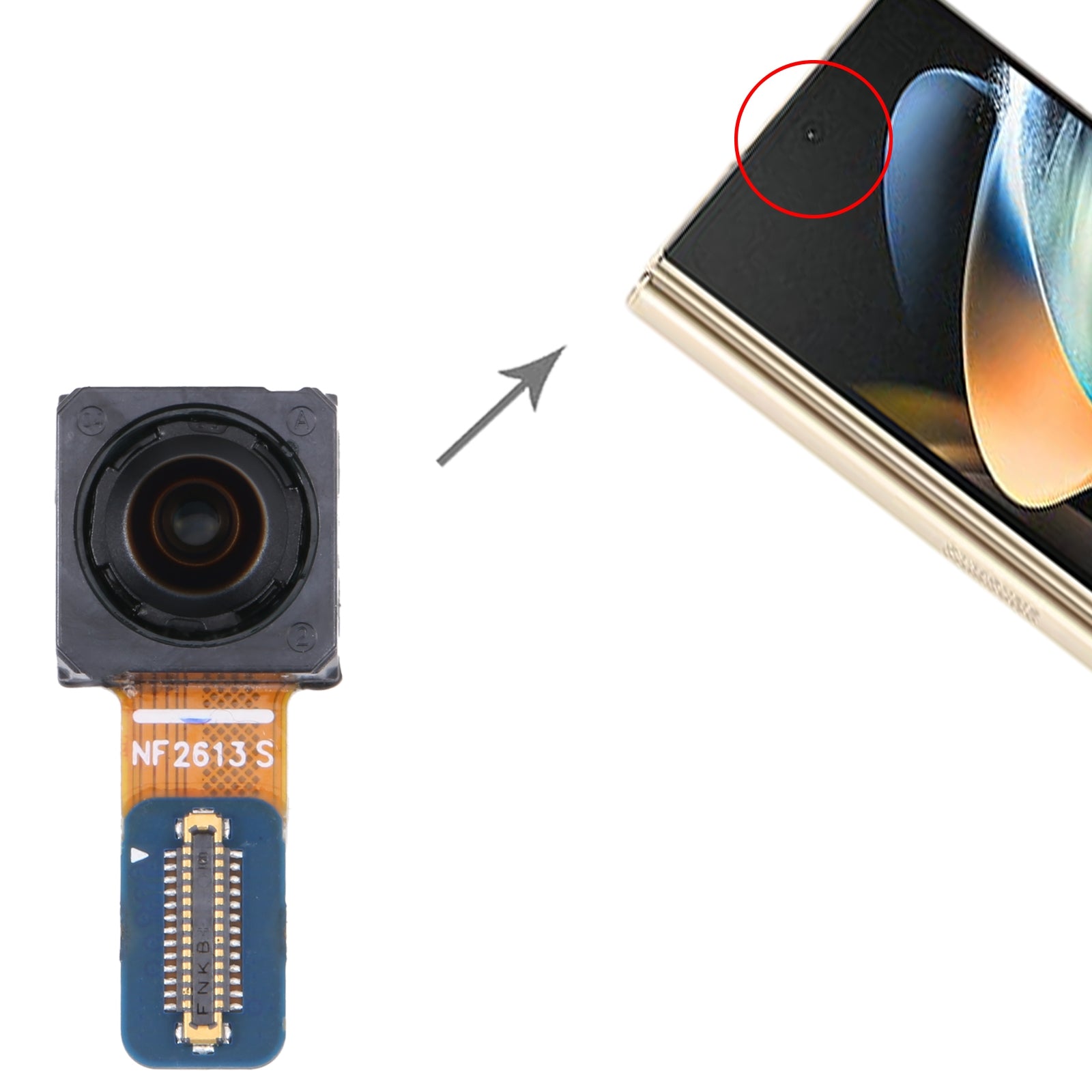 Flex Caméra Frontale Avant Samsung Galaxy Z Fold4 F936B