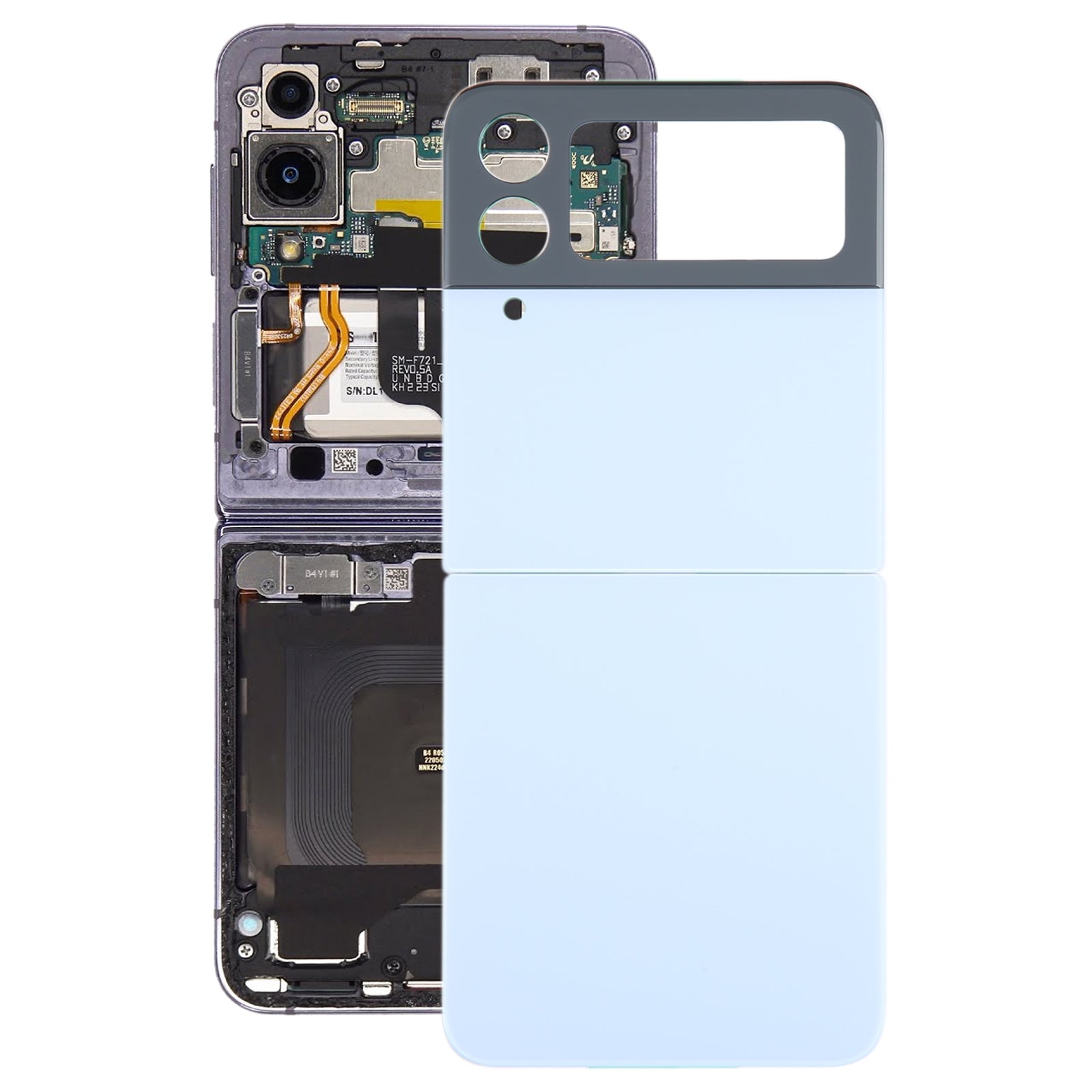 Tapa Bateria Back Cover Samsung Galaxy Z Flip4 F721B Azul