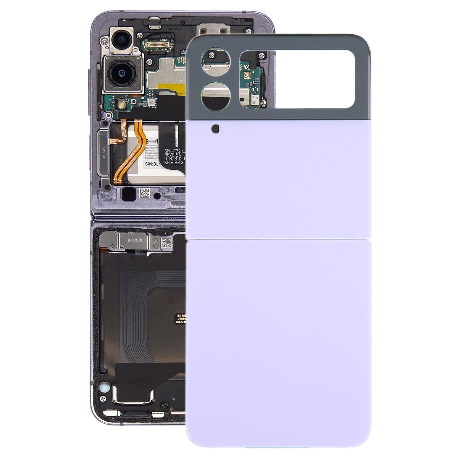 Battery Cover Back Cover Samsung Galaxy Z Flip4 F721B Purple