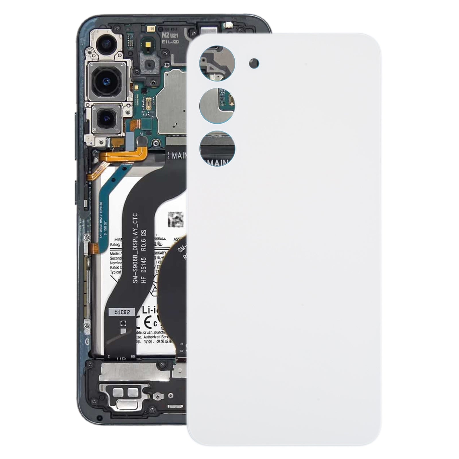 Battery Cover Back Cover Samsung Galaxy S23+ S916B White