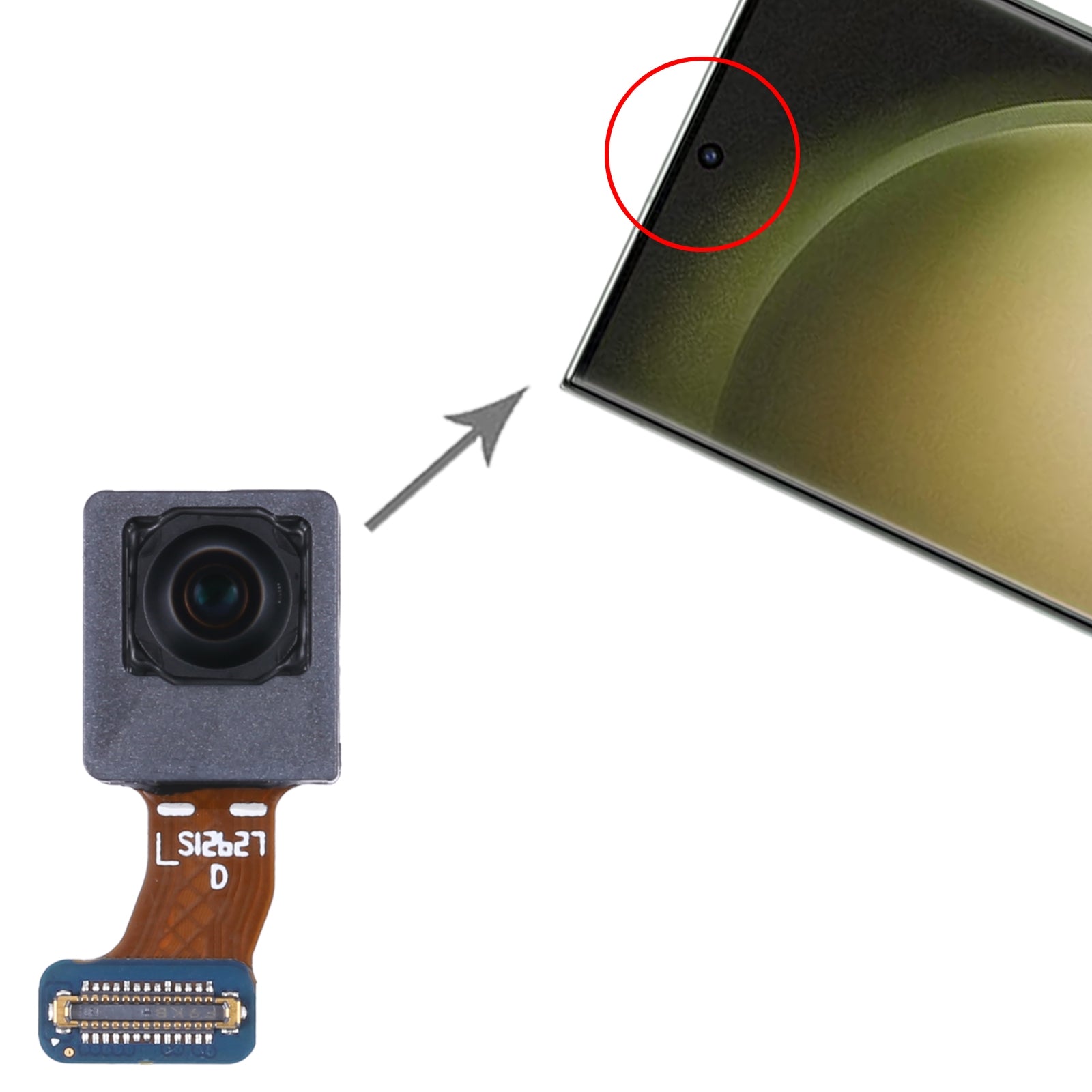 Flex Caméra Frontale Avant Samsung Galaxy S23 Ultra S918B