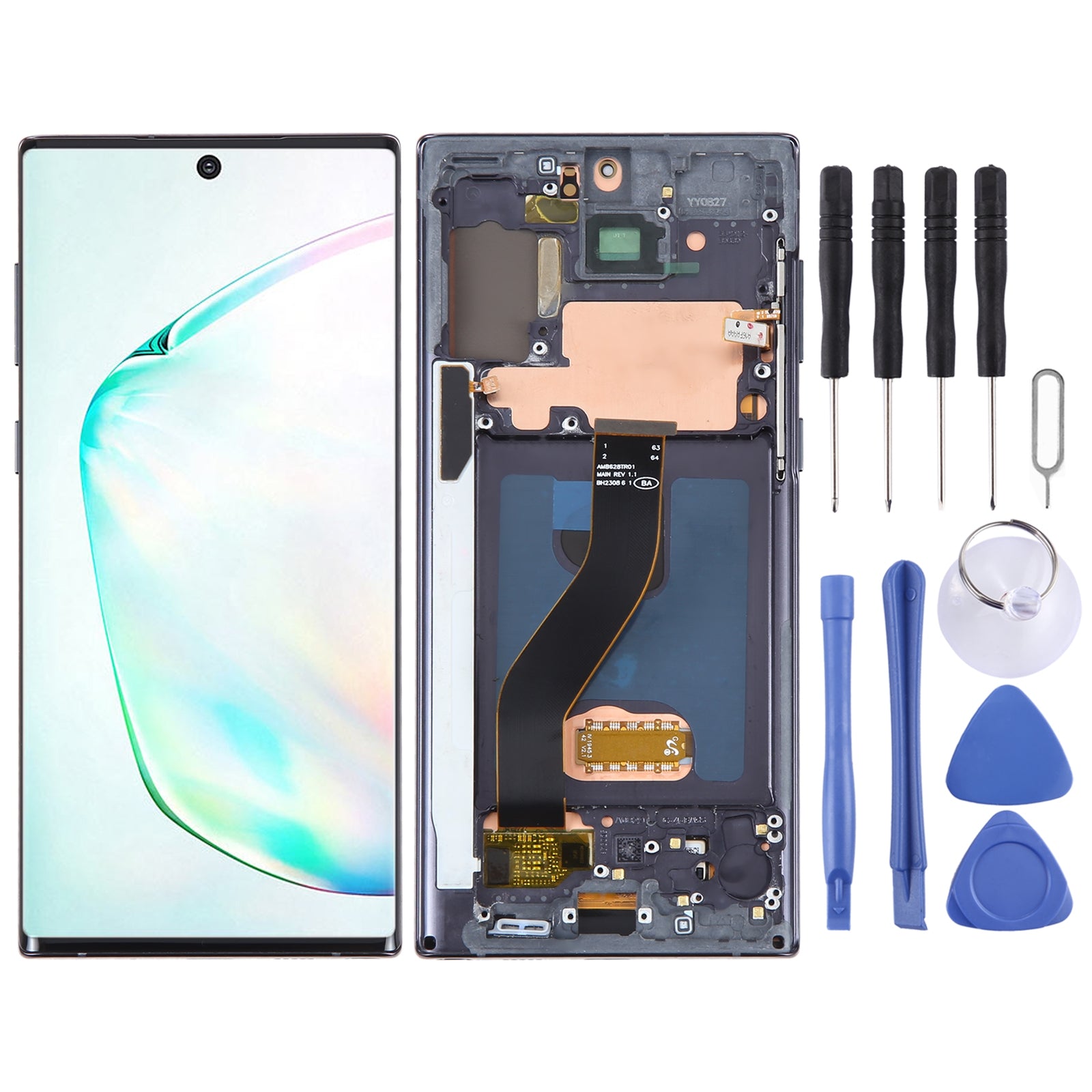 OLED Plein Écran + Tactile + Cadre Samsung Galaxy Note10 N970F