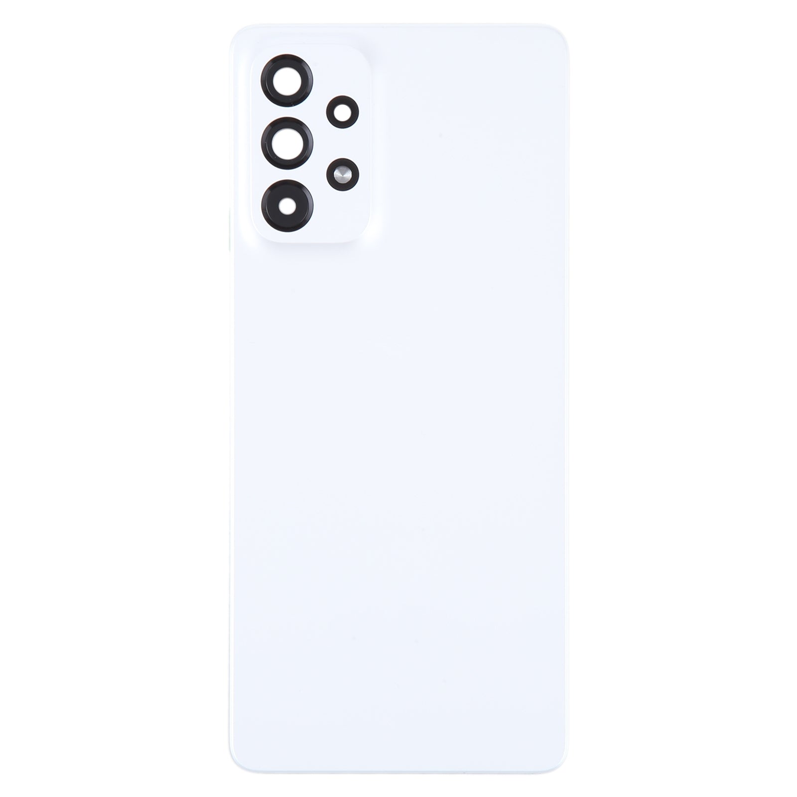 Cache Batterie Cache Arrière + Objectif Caméra Arrière Samsung Galaxy A73 5G A736B Blanc