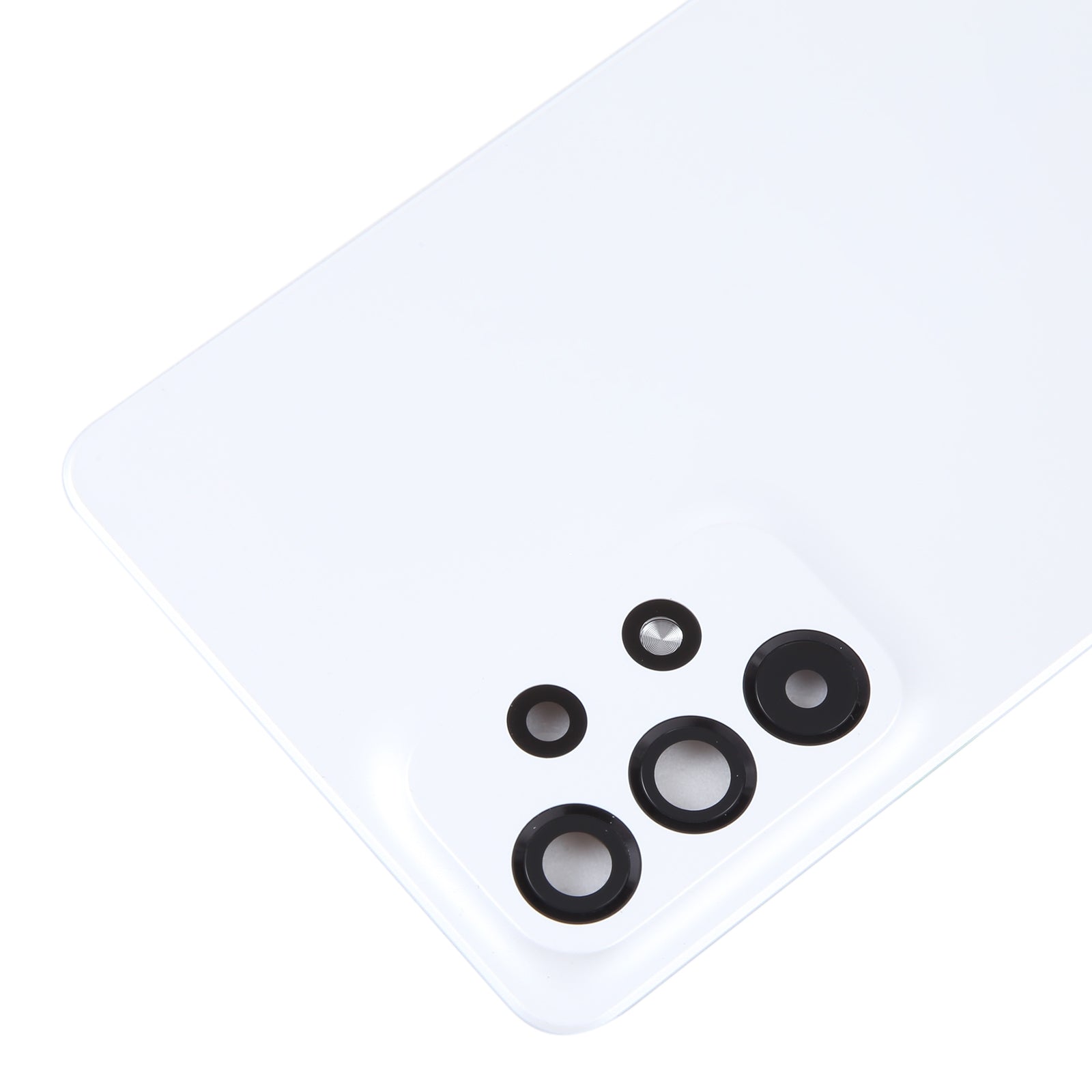Cache Batterie Cache Arrière + Objectif Caméra Arrière Samsung Galaxy A73 5G A736B Blanc