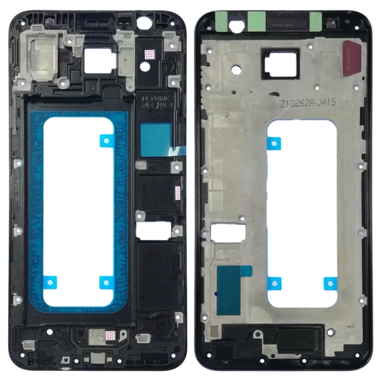 Plaque de cadre LCD du boîtier avant pour Samsung Galaxy J4 + / J415 (noir)