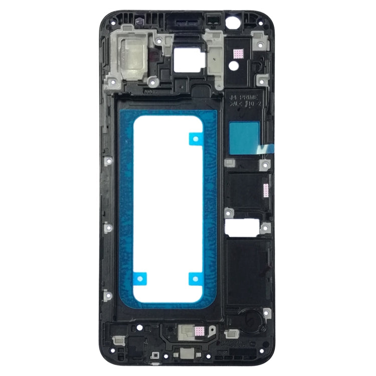 Plaque de cadre LCD du boîtier avant pour Samsung Galaxy J4 + / J415 (noir)