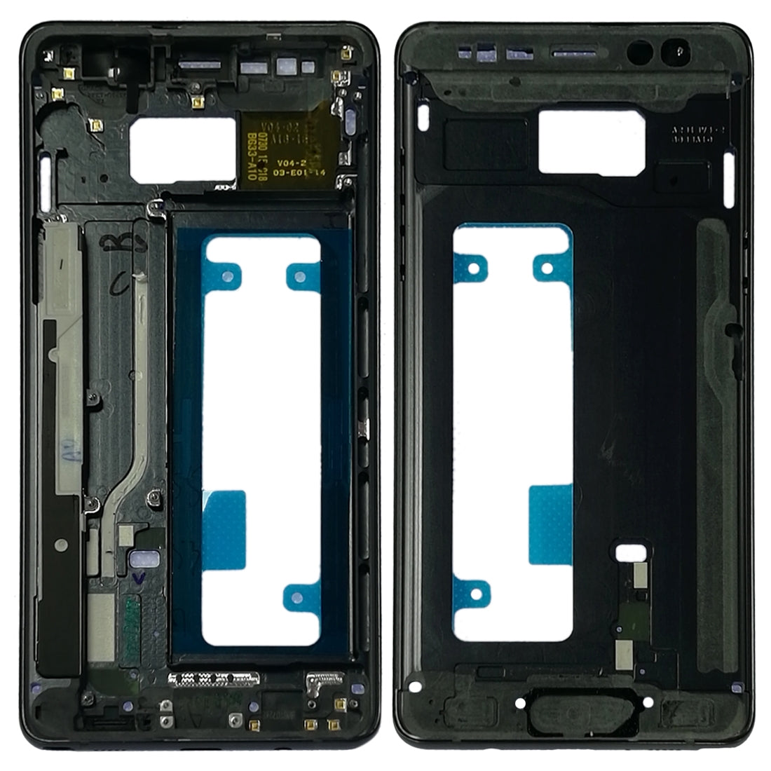 Chasis Marco Intermedio LCD Samsung Galaxy Note FE N935 N935F DS N935S Negro