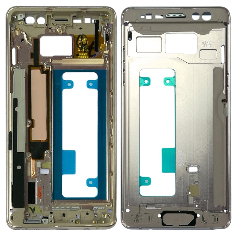 Plaque de cadre intermédiaire pour Samsung Galaxy Note FE N935 N935F / DS N935S N935K N935L (Bleu)