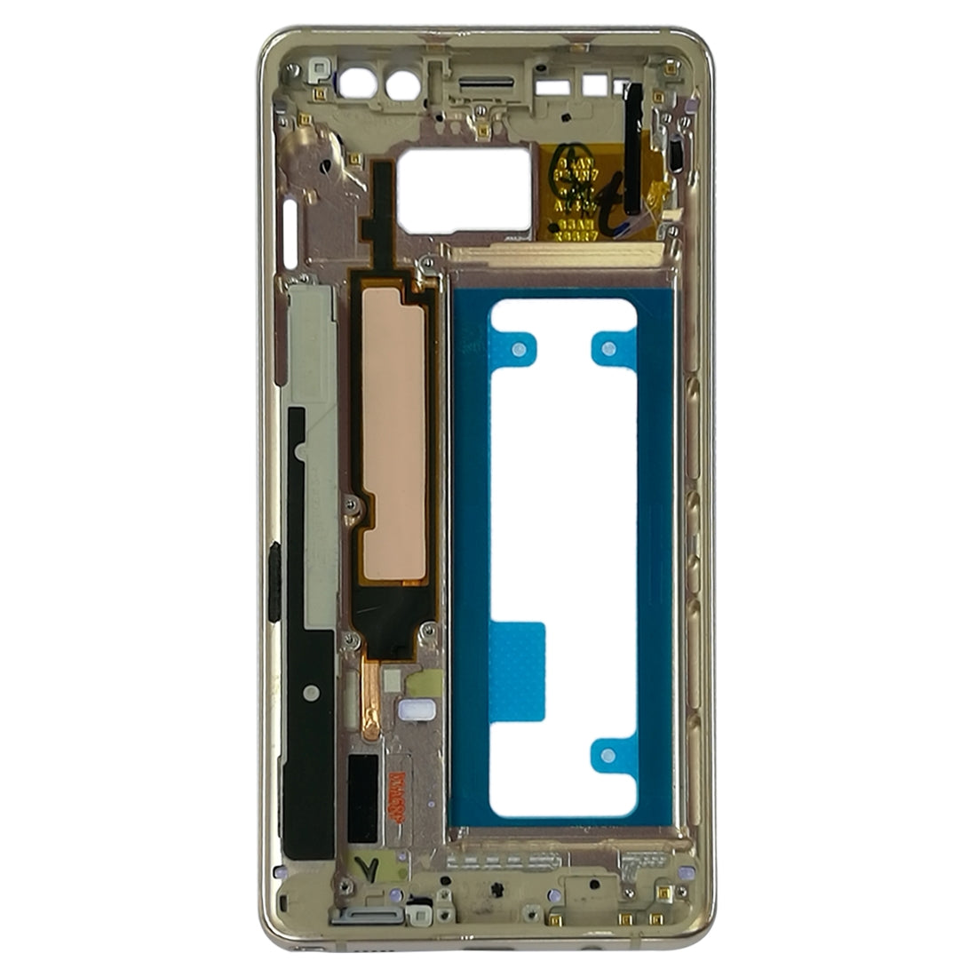 Chasis Marco Intermedio LCD Samsung Galaxy Note FE N935 N935F DS N935S Azul