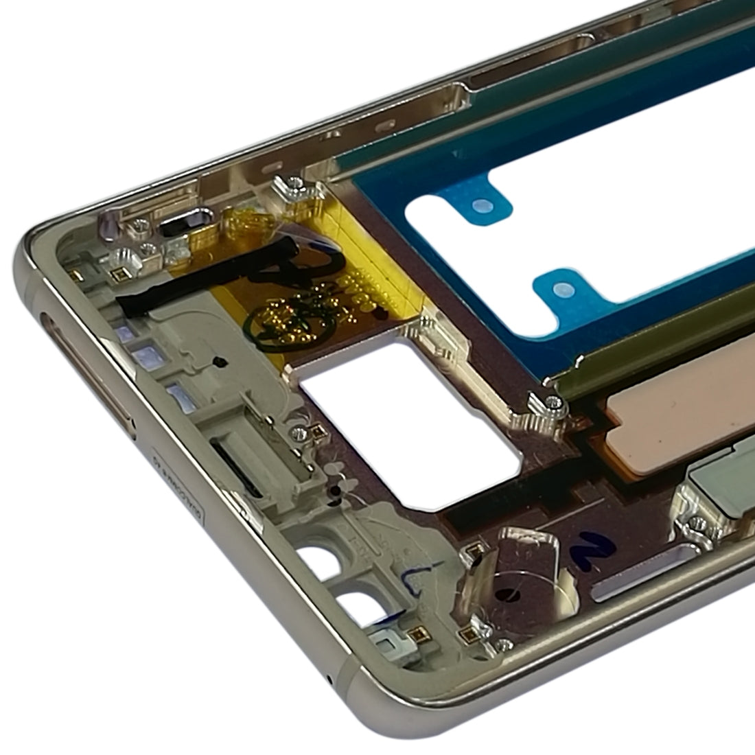 Chasis Marco Intermedio LCD Samsung Galaxy Note FE N935 N935F DS N935S Azul