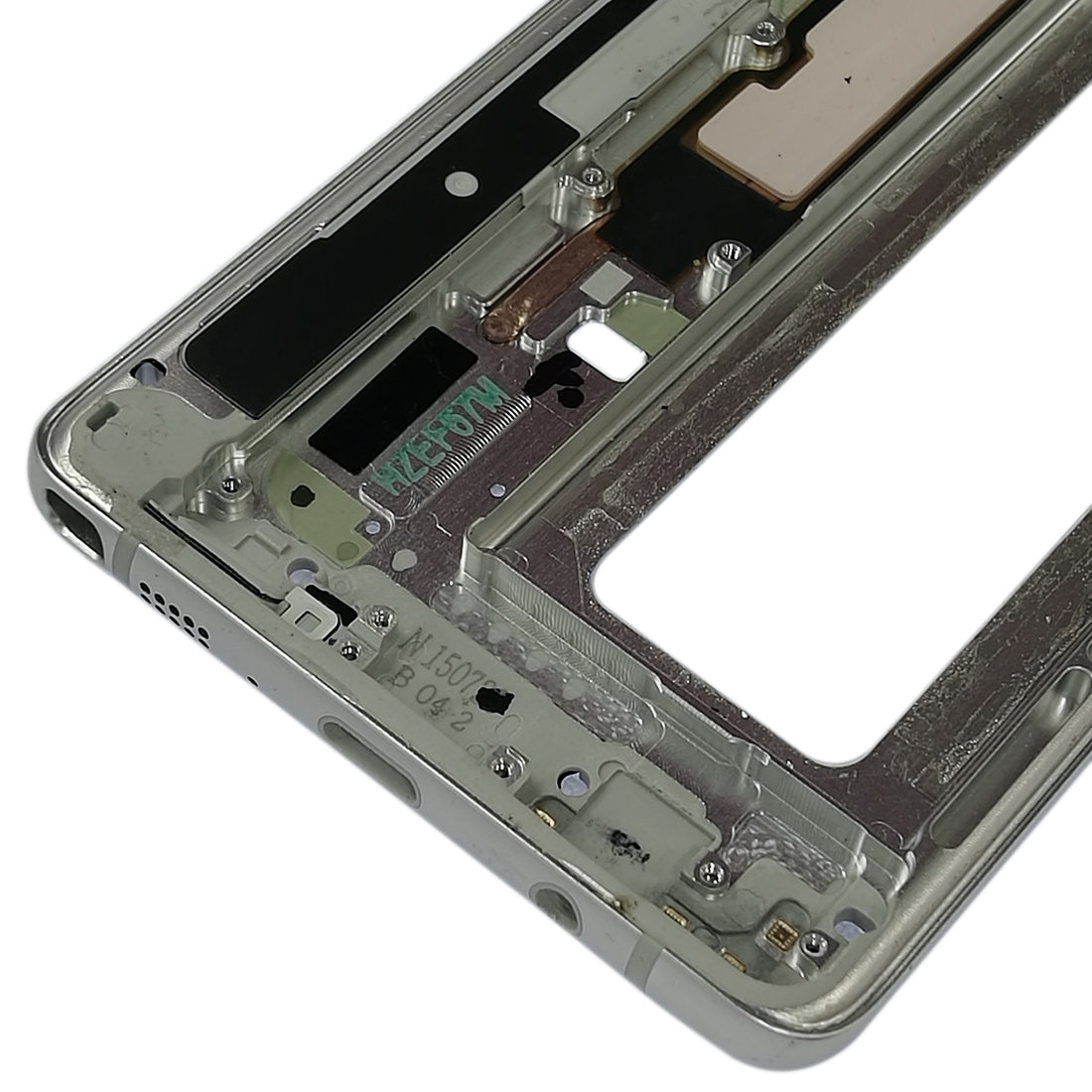 Chasis Marco Intermedio LCD Samsung Galaxy Note FE N935 N935F DS N935S Plateado