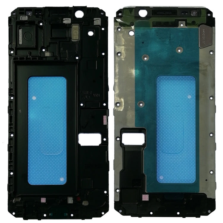 Plaque de cadre LCD du boîtier avant pour Samsung Galaxy On6 / J6 / J600 (noir)