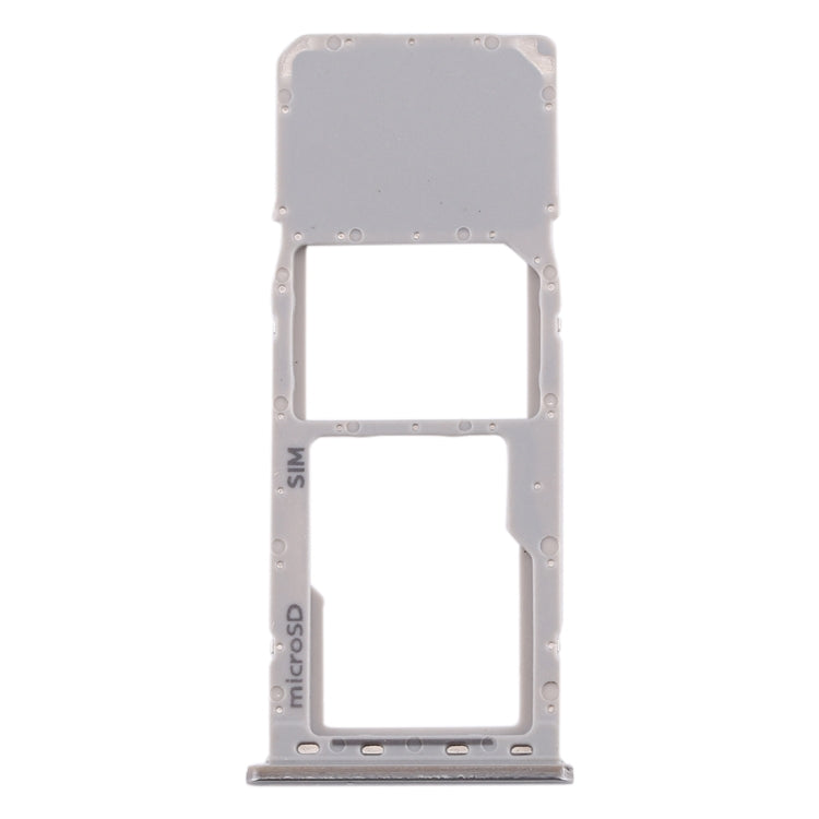 La Bandeja de Tarjeta SIM Bandeja de Tarjeta + Micro SD para Samsung Galaxy A20 A30 A50 (plata)