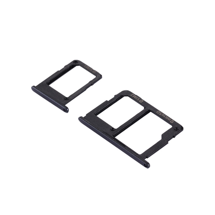 Plateau de carte SIM + plateau de carte Micro SD et SIM pour Samsung Galaxy J5 Prime / G570 J7 Prime / G610 (Noir)