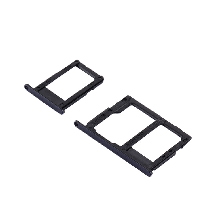 Bandeja de Tarjeta SIM + Bandeja de Tarjeta Micro SD y SIM para Samsung Galaxy J5 Prime / G570 J7 Prime / G610 (Negro)