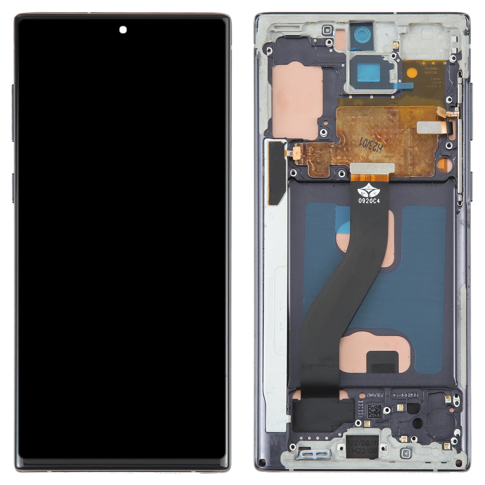 Ecran complet TFT + Tactile + Châssis Samsung Galaxy Note 10