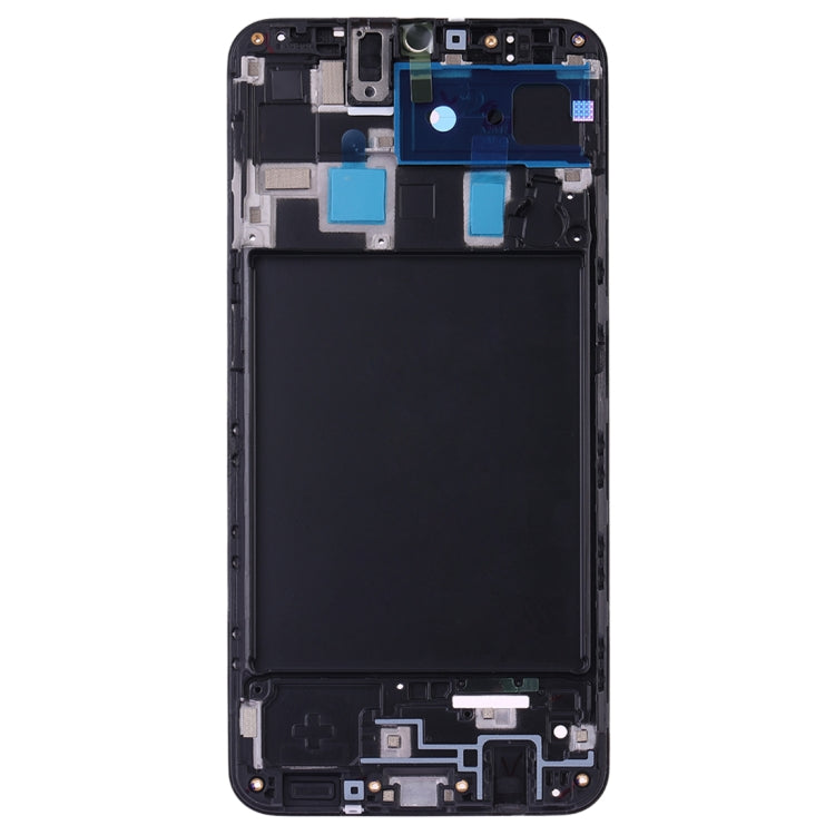 Placa de Marco LCD de Carcasa Frontal para Samsung Galaxy A20 SM-A205F / DS A205FN A205GN / DS A205YN A205G / DS (Negro)