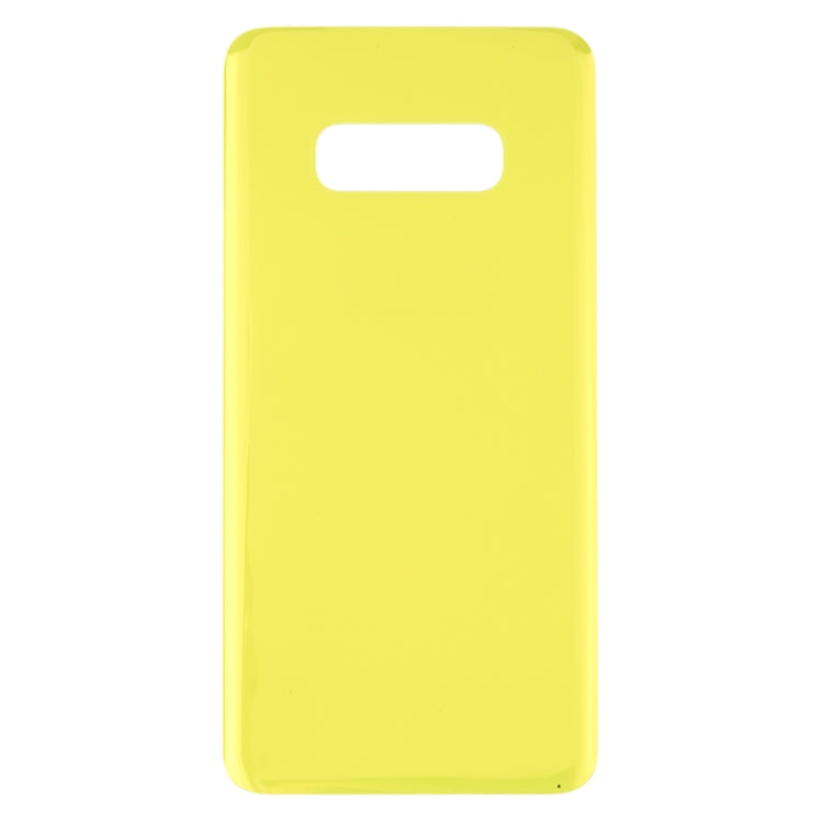 Coque arrière de batterie d'origine pour Samsung Galaxy S10e SM-G970F / DS SM-G970U SM-G970W (jaune)