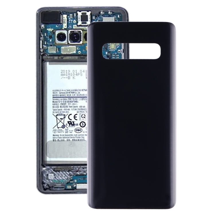 Coque arrière de batterie d'origine pour Samsung Galaxy S10 SM-G973F / DS SM-G973U SM-G973W (Noir)
