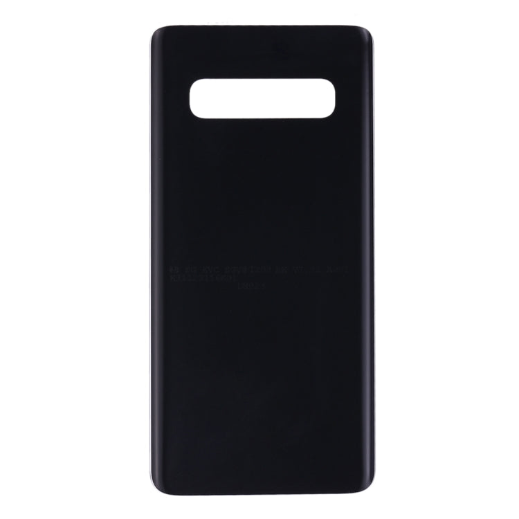 Original Battery Back Cover for Samsung Galaxy S10 SM-G973F / DS SM-G973U SM-G973W (Black)