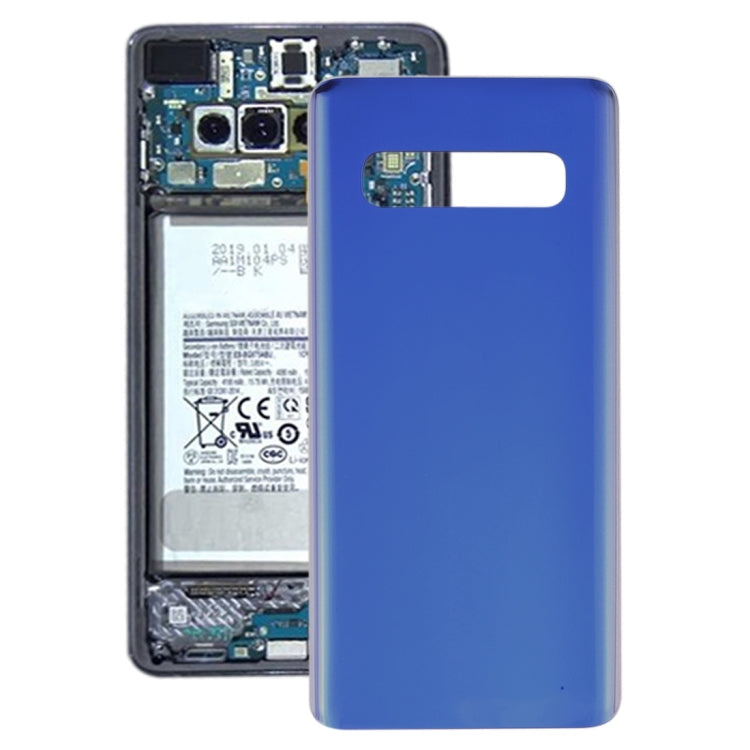 Coque arrière de batterie d'origine pour Samsung Galaxy S10 SM-G973F / DS SM-G973U SM-G973W (Bleu)