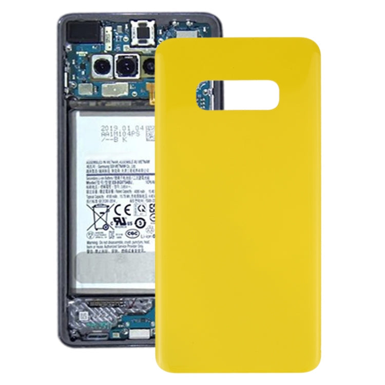 Cache batterie arrière pour Samsung Galaxy S10e SM-G970F / DS SM-G970U SM-G970W (jaune)