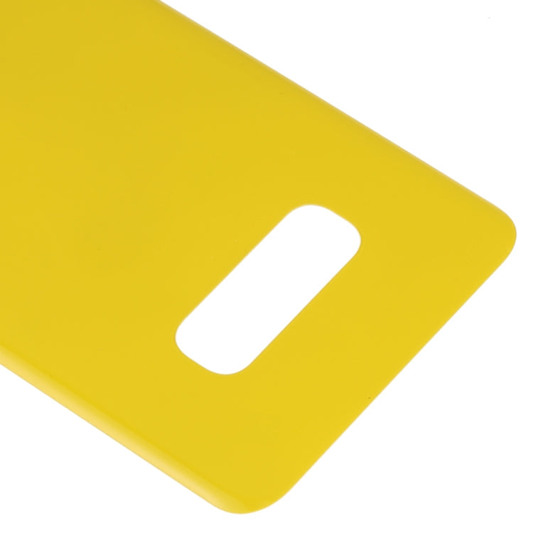Tapa Trasera de Batería para Samsung Galaxy S10e SM-G970F / DS SM-G970U SM-G970W (amarillo)