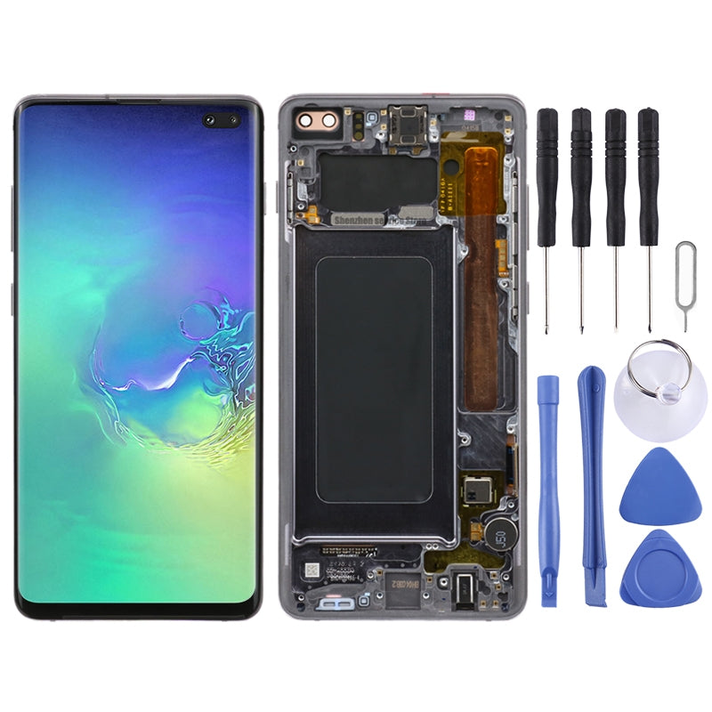 Full Screen LCD + Touch + Frame Samsung Galaxy S10 + Black