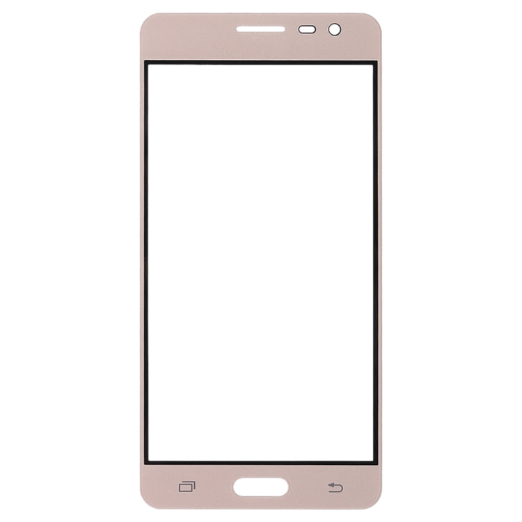 Outer Screen Glass for Samsung Galaxy J3 Pro / J3110 (Gold)