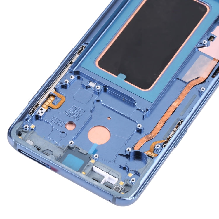 Ecran LCD et Numériseur Tactile avec cadre pour Samsung Galaxy S9 / G960F / G960F / DS / G960U / G960W / G9600 (Bleu)