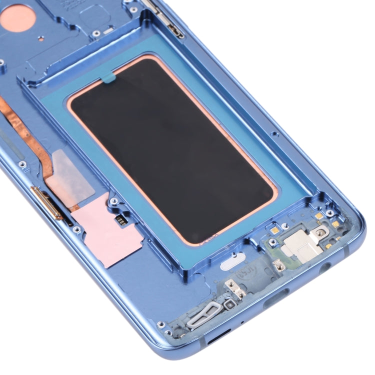Pantalla LCD y Táctil Digitalizador con marco para Samsung Galaxy S9 / G960F / G960F / DS / G960U / G960W / G9600 (Azul)