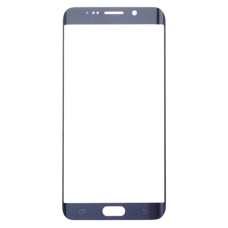Vitre d'écran externe pour Samsung Galaxy S6 Edge+ / G928 (Bleu foncé)