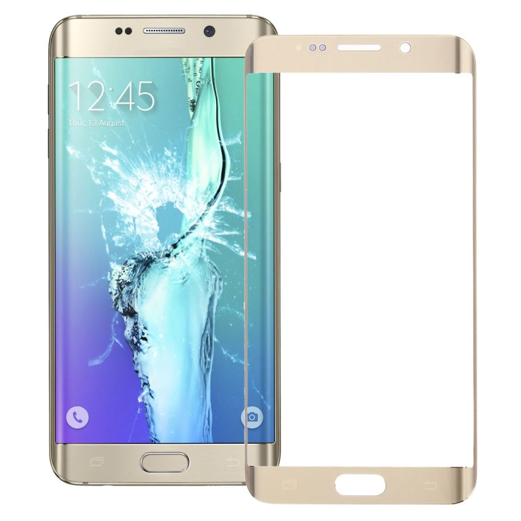 Vitre d'écran externe pour Samsung Galaxy S6 Edge+ / G928 (Or)
