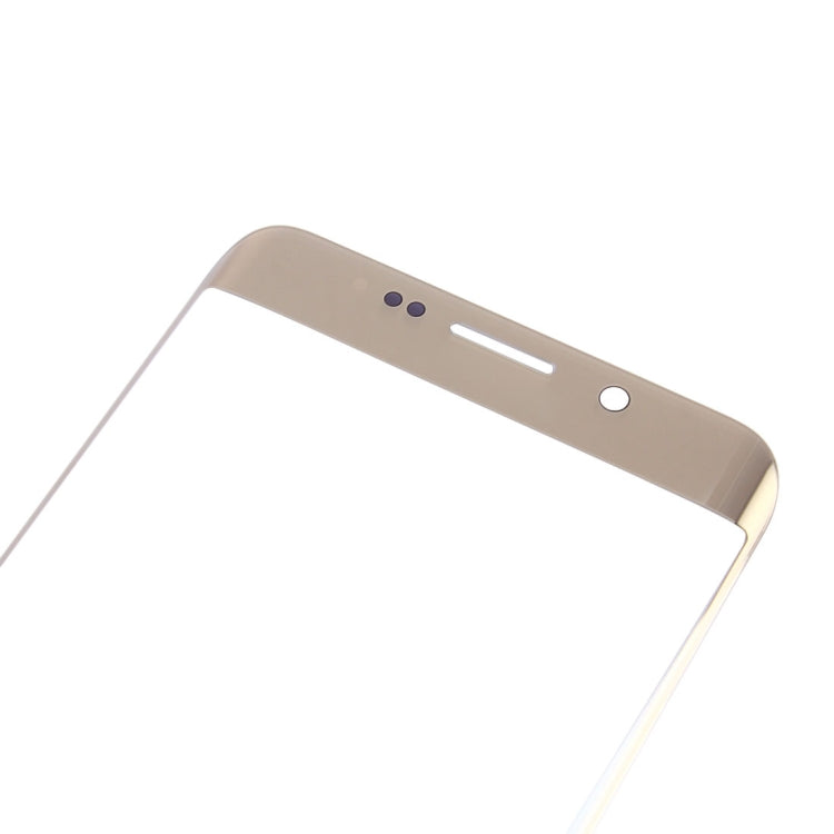 Cristal Exterior de Pantalla para Samsung Galaxy S6 Edge + / G928 (Dorado)