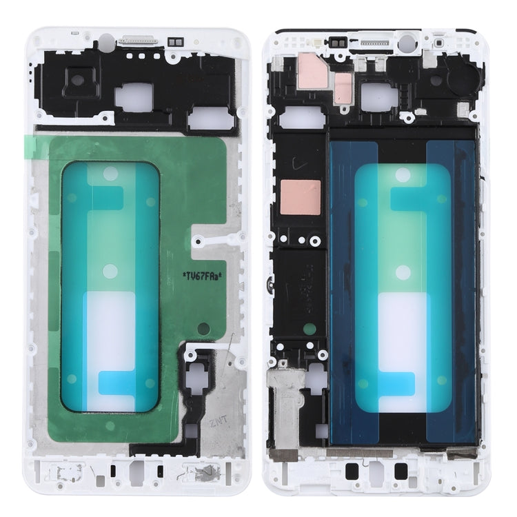Marco LCD de Carcasa Frontal para Samsung Galaxy C7 (Blanco)