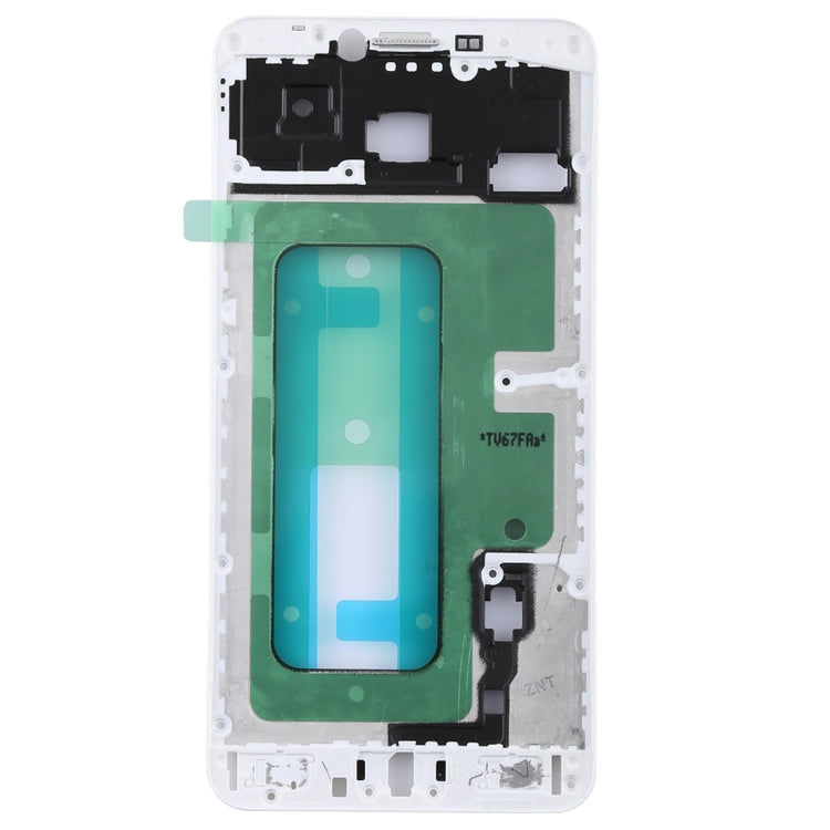 Cadre LCD du boîtier avant pour Samsung Galaxy C7 (Blanc)