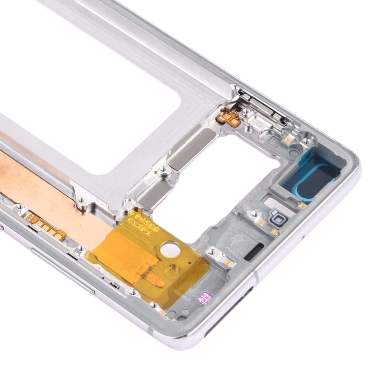 Middle Frame Plate with Side Keys for Samsung Galaxy S10 + (Silver)