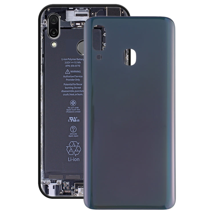 Cache Batterie Arrière pour Samsung Galaxy A20 SM-A205F / DS (Noir)