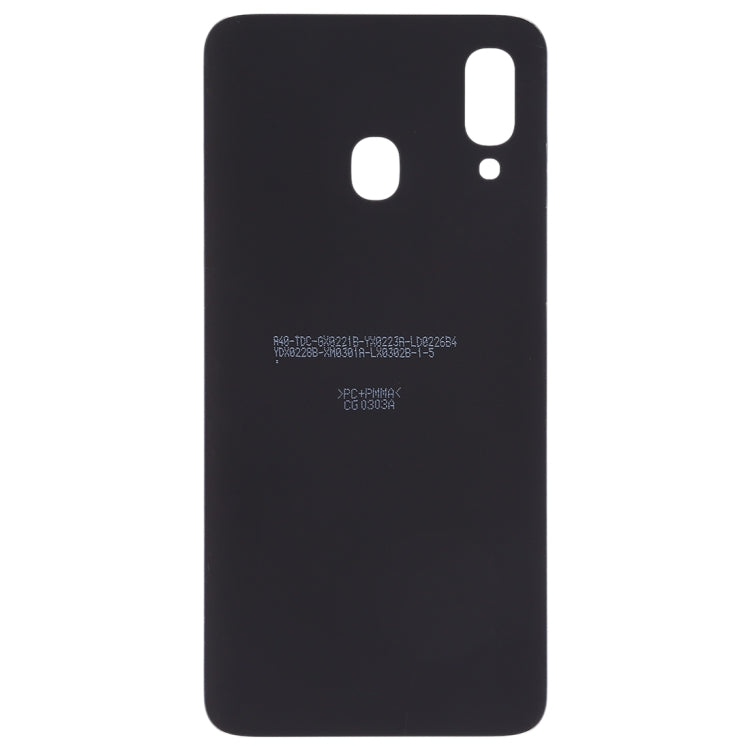 Back Battery Cover for Samsung Galaxy A20 SM-A205F / DS (Black)