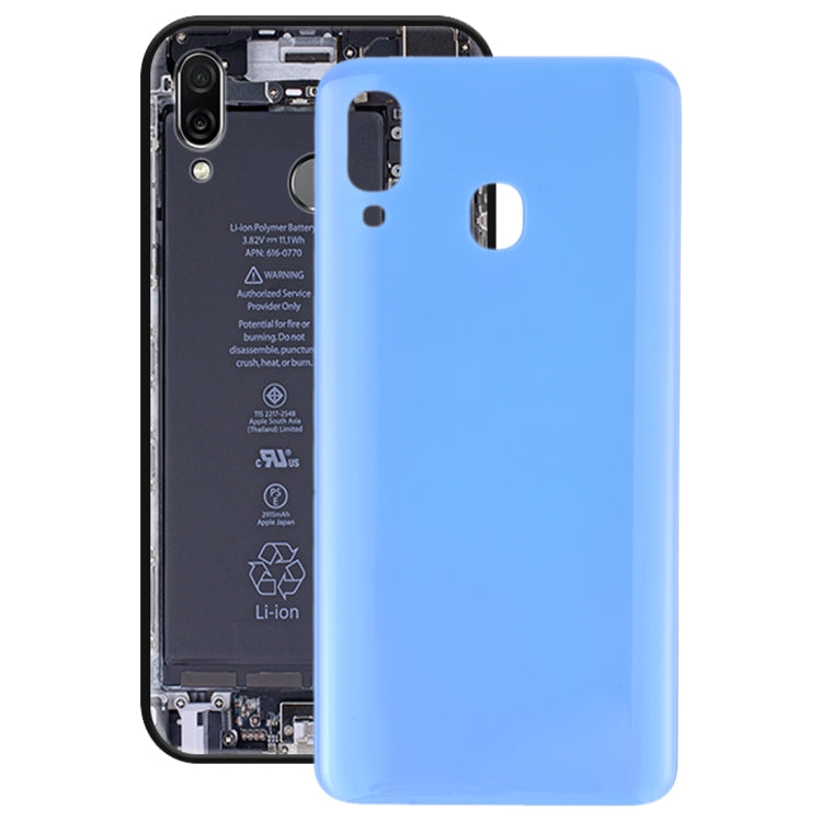 Cache Batterie Arrière pour Samsung Galaxy A20 SM-A205F / DS (Bleu)