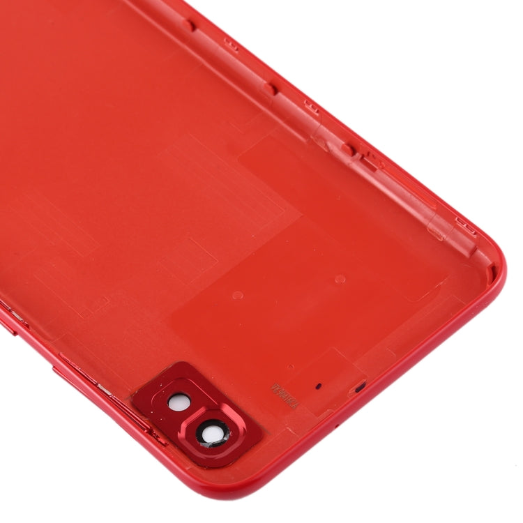 Tapa Trasera de Batería con Lente de Cámara y teclas laterales para Samsung Galaxy A10 SM-A105F / DS SM-A105G / DS (Rojo)