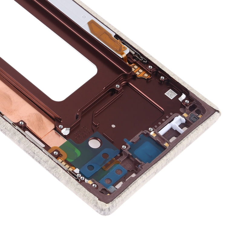 Placa de Marco Medio con teclas laterales para Samsung Galaxy Note 9 SM-N960F / DS SM-N960U SM-N9600 / DS (Dorado)