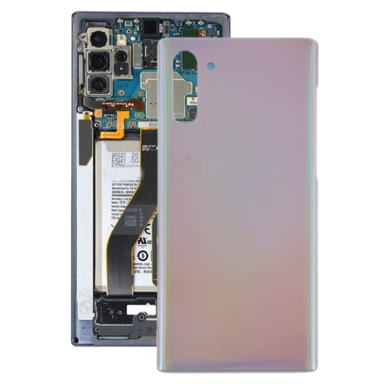 Tapa Trasera de Batería para Samsung Galaxy Note 10 (Plata)