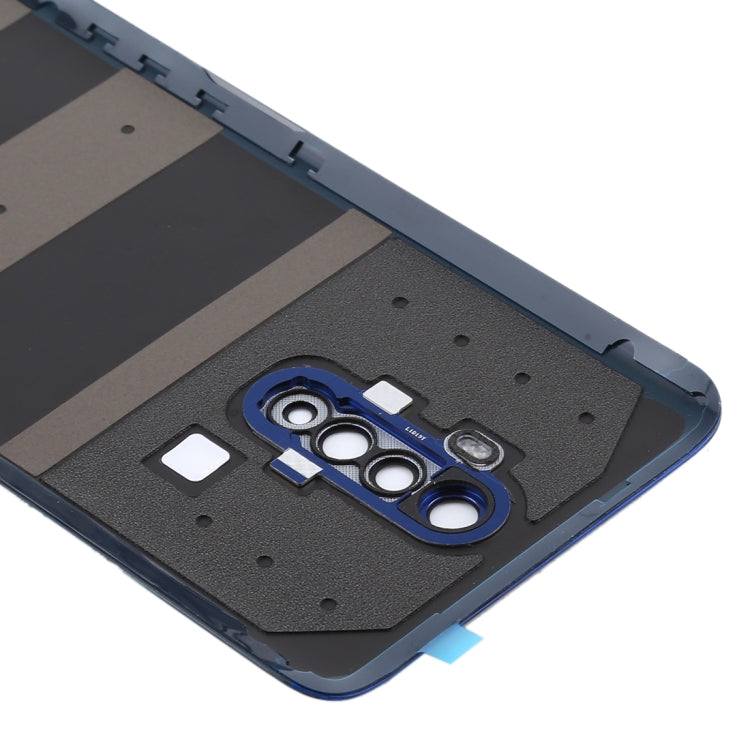 Tapa Trasera de Batería Original con Tapa de Lente de Cámara Para Oppo Realme X2 Pro (Azul)